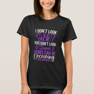 Lupus-medvetenhet T-shirt, Lila band T-shirt, Lupu T Shirt