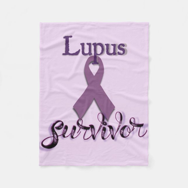 Lupus överlevare fleecefilt (Framsidan)