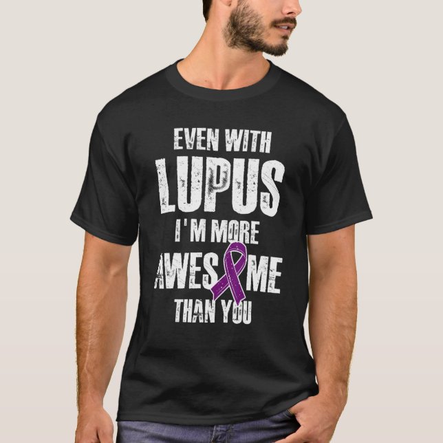 Lupus Qualified Survivor Warrior 3 T Shirt (Framsida)