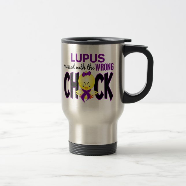Lupus röra med den fla chicken resemugg (Höger)