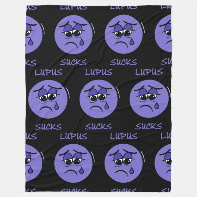 Lupus Sucks Fleecefilt (Framsidan)