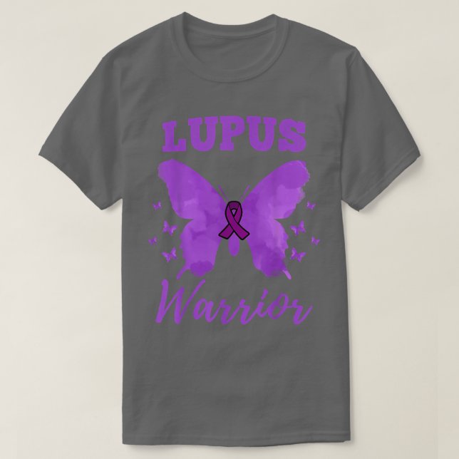 Lupus Warrior for Lupus Awareness T Shirt (Design framsida)