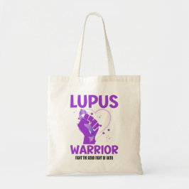 LUPUS WARRIOR Lila Raising Awareness Månad Tygkasse