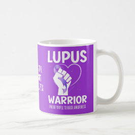 LUPUS WARRIOR Lila Ribbon Raising Awareness Kaffemugg