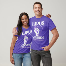 LUPUS WARRIOR Lila Ribbon Raising Awareness T Shirt