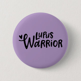 Lupus Warrior-nål – Handskriven medvetenhetsknapp Knapp