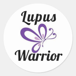 Lupus Warrior Sticker Runt Klistermärke