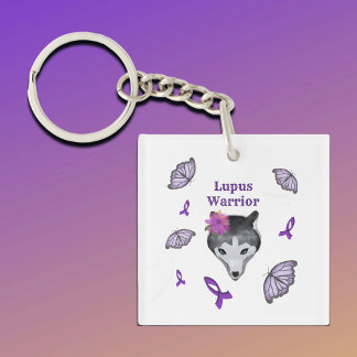 Lupus Warrior Varg Lila Ribbon Butterfly