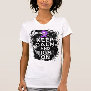 Lupusbehållalugn och slagsmål på t-shirt