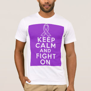 Lupusbehållalugn och slagsmål på t-shirt