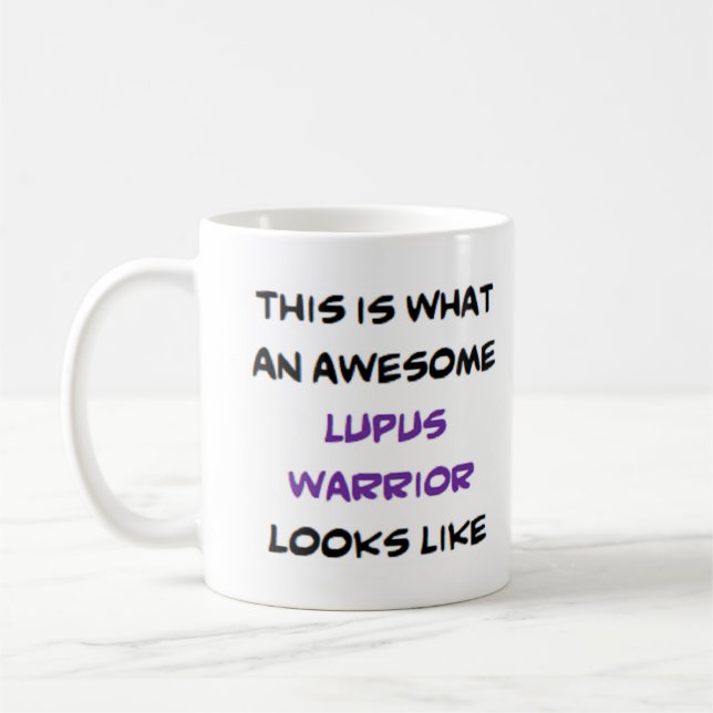 lupuskrigare, fantastisk kaffemugg (Vänster)