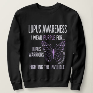 Lupusmedvetenhet Jag Bär Lila För Lupuskämpar T Shirt