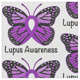 Lupusmedvetenhetband med fjärilen tyg