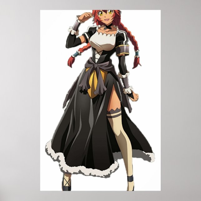 Lupusregina Beta Overlord AnimeManga Poster (Framsidan)