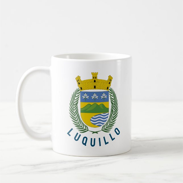 Luquillos vapen - Puerto Rico Kaffemugg (Vänster)