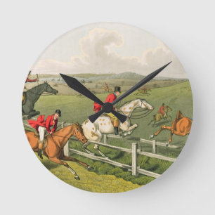 Lura jakt, aquatinted av I. Clark, puben. vid Rund Klocka