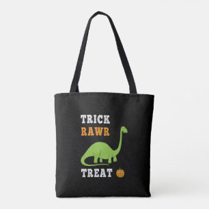 Lura Rawr Behandla Söt Halloween Brontosaurus Dino Tygkasse