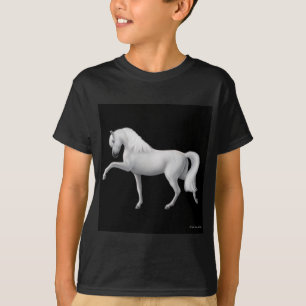 Lurar den Andalusian hästen för vit den mörka Tee Shirt