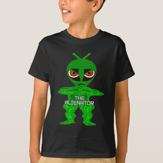 Lurar det Alienator teckenet Tee Shirt (Framsida)