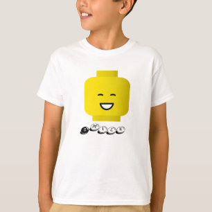 Lurar det gula huvudet för leendet T-tröja T-shirt