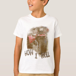 Lurar hur JAG RULLAR ATV Retro röda Trike Tee Shirt