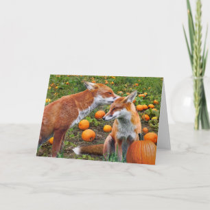 "Lurar Pumpkinpatch" hälsningkortet Kort