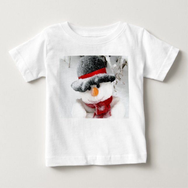 Lurar snögubbetshirten t shirt (Framsida)
