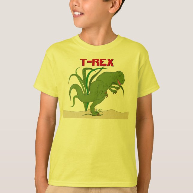 , Lurar T-Rex T-tröja T Shirt (Framsida)