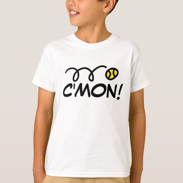 Lurar tennisutslagsplatsskjortan med rolig slogan t-shirt (Framsida)