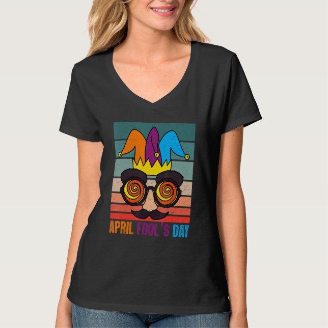Luraser för den populära aprildagen t shirt (Framsida)