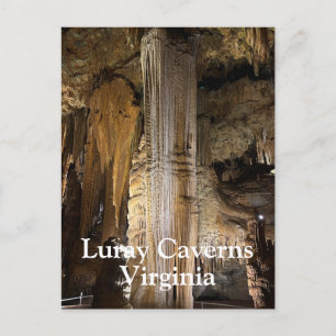 Luray Caverns i Virginia Vykort