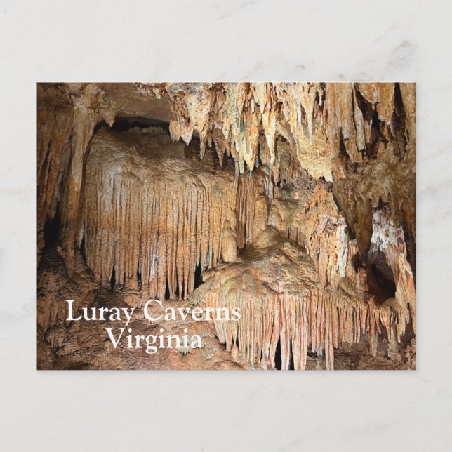 Luray Caverns i Virginia Vykort (Framsida)