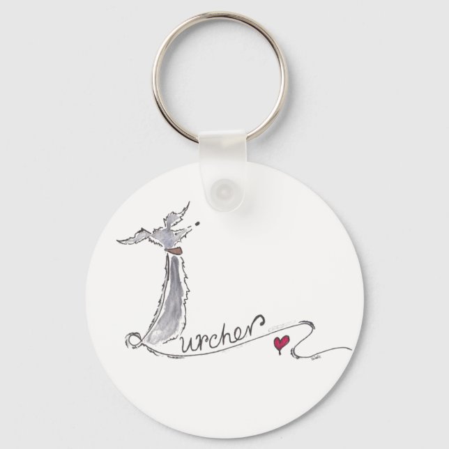 Lurcher Nyckelring (Framsida)