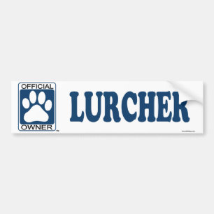 Lurcherblått Bildekal