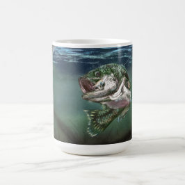 Lured i Largemouth Bass Kaffemugg