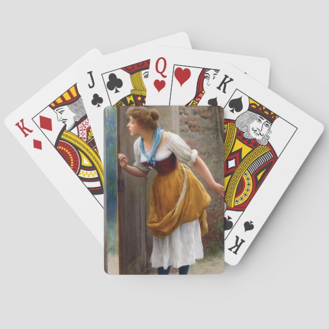 Lurendrejaren (av Eugene de Blaas) Casinokort (Baksidan)