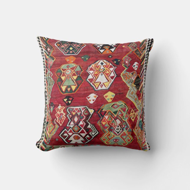 Luri Fars Southwest Persian Kilim Skriv ut Kudde (Framsida)