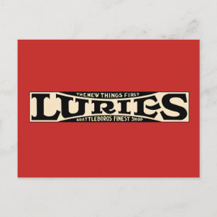 Luries - Brattleboros vykort för finaste butiken