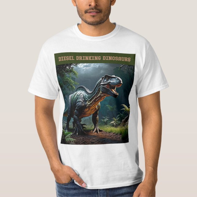 Lurking Albertosaurus T Shirt (Framsida)