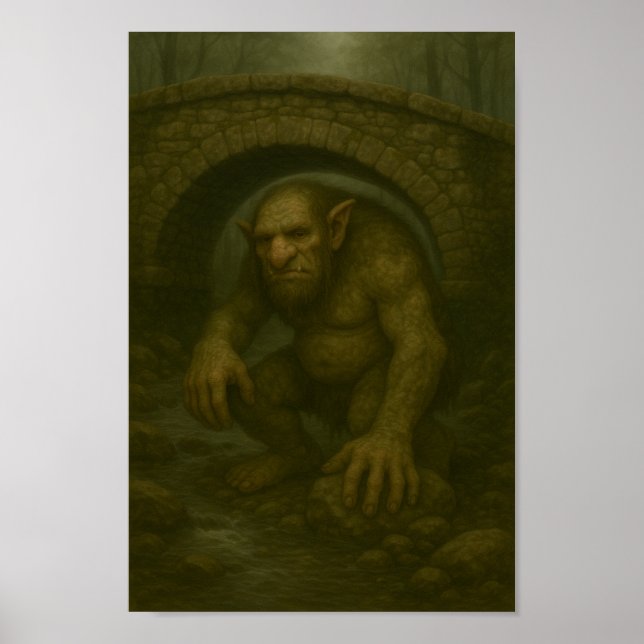 Lurking Legend - Troll under en bro Poster (Framsidan)