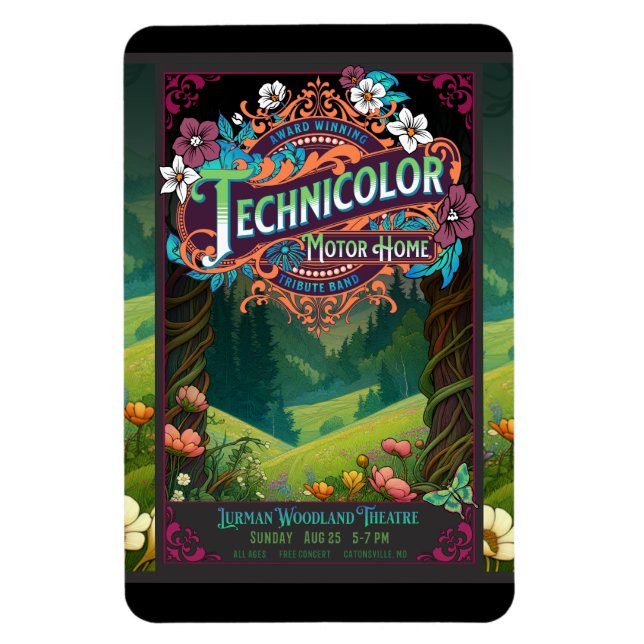 Lurman Woodland 2024 Magnet (Vertikal)