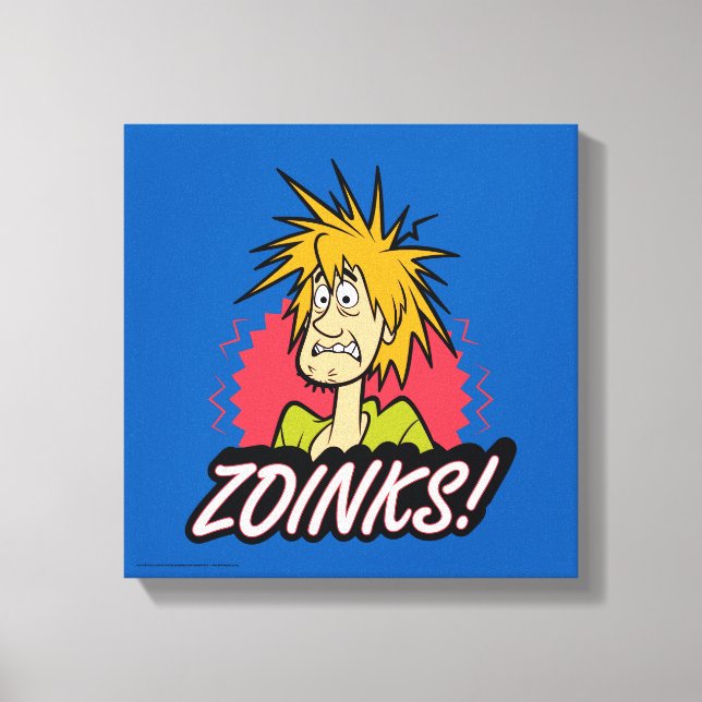 Lurviga "Zoinks!", Grafiskt Canvastryck (Framsida)