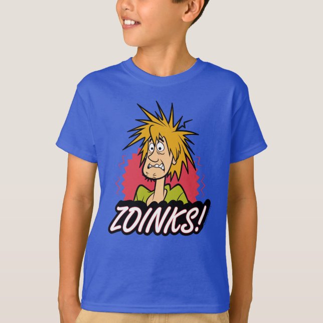 Lurviga "Zoinks!", Grafiskt T Shirt (Framsida)