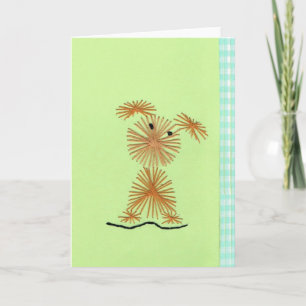 Lurvigt kort för valpbroderihälsning