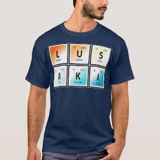 Lusaka City Bord i Inslag T Shirt