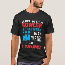 Lusande Bowling-gåva för Bowlareare Thumb Tshirts