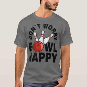 Lusande bowling som säger T Shirt