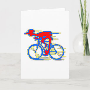 Lusande cykling-Abstrakt Kort