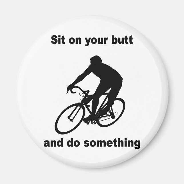 Lusande cykling magnet (Framsidan)