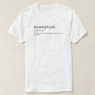 Lusande definition av roterande ordlista asweptual t shirt
